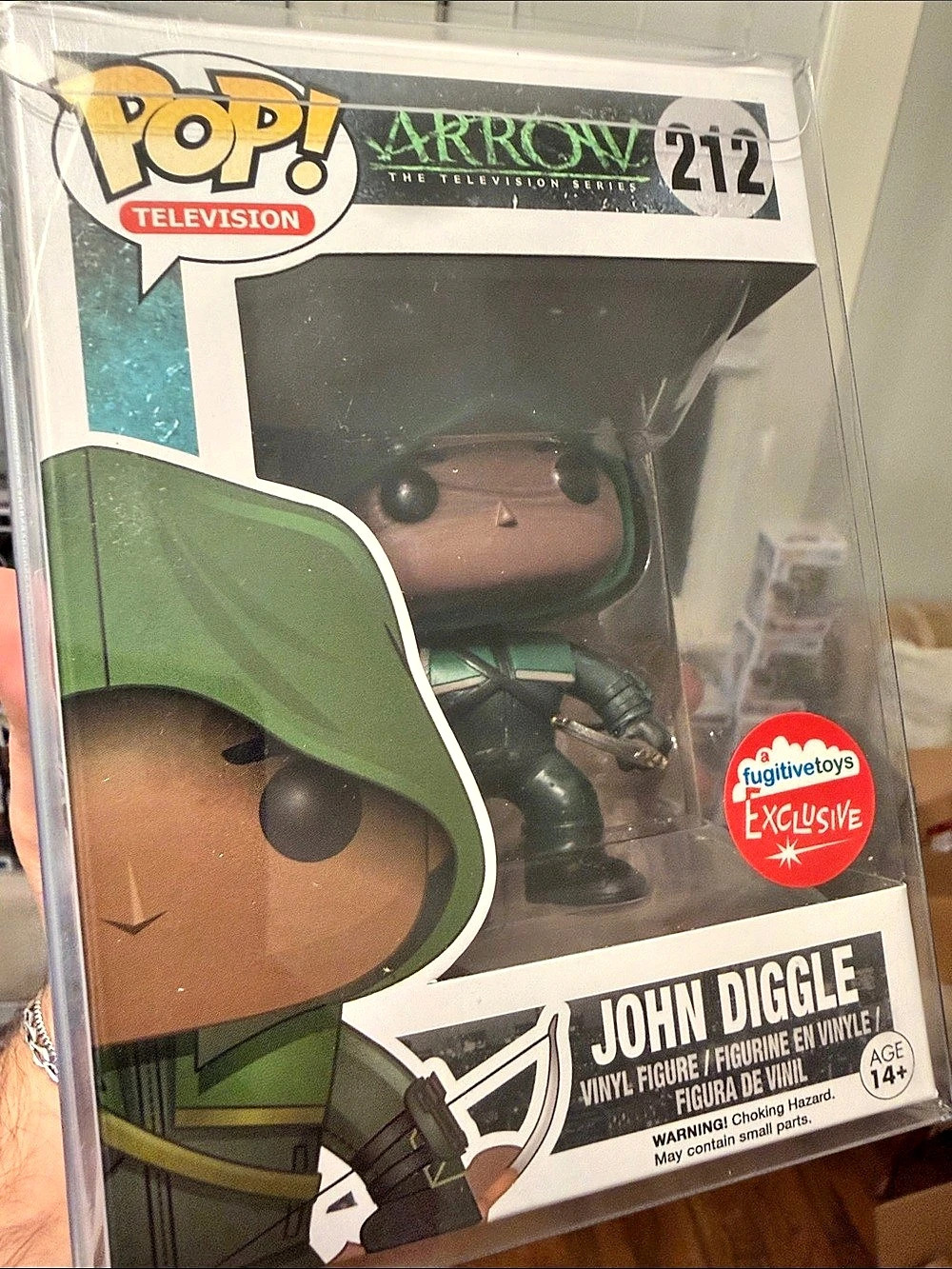 Funko Pop! Television: Arrow - John Diggle (Fugitive Toys Exclusive) #212 Vinyl